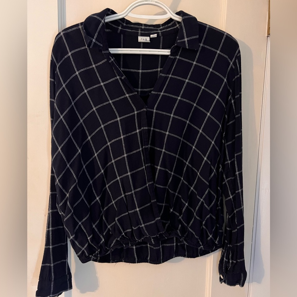 Flannel blouse